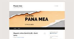 Desktop Screenshot of pauzamea.ro