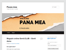 Tablet Screenshot of pauzamea.ro